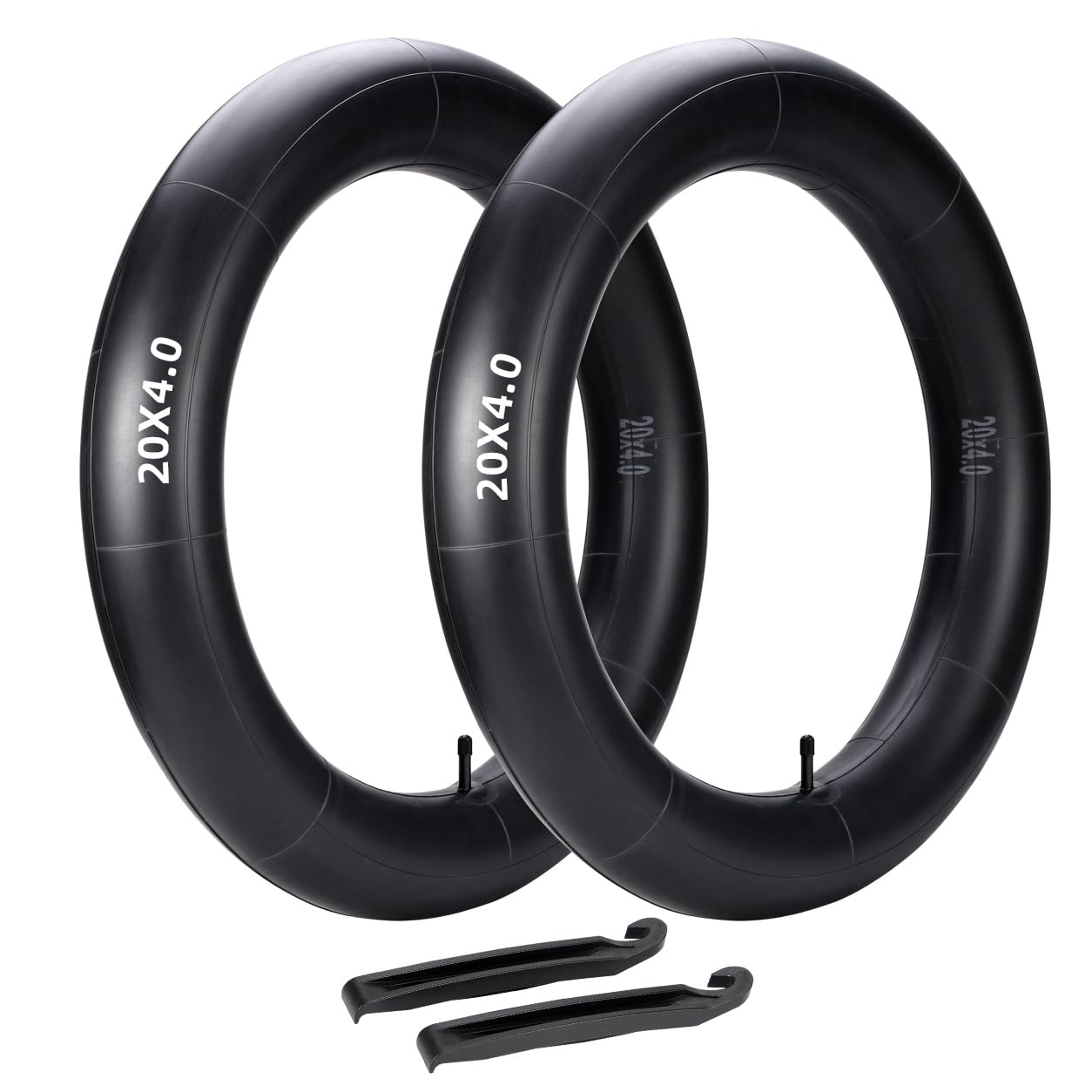 Fastvert 20x4.0 Fat Bike Tubes (2-Pack), Schrader Valve