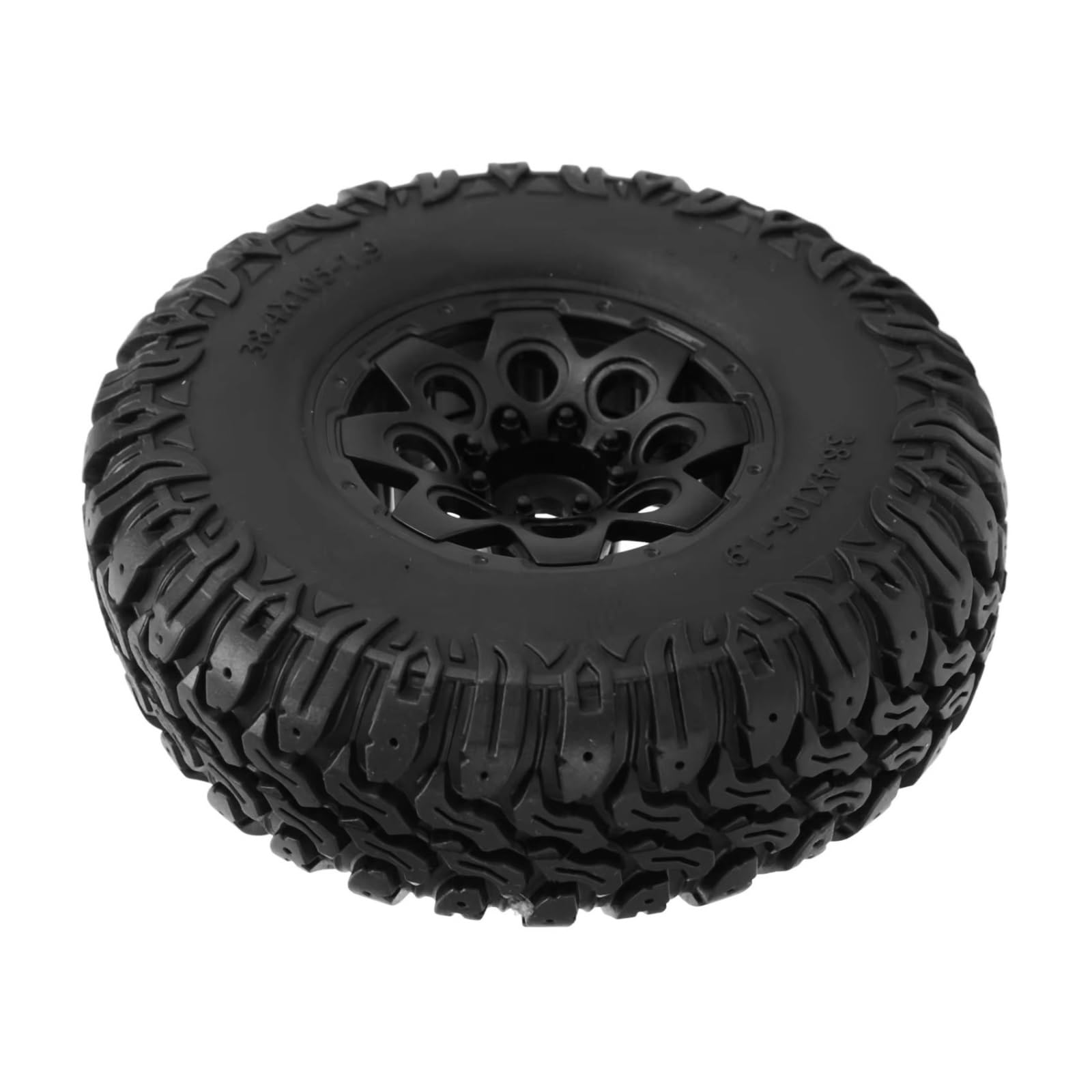 Compatibile Con Traxxas Per TRX4 D90 Per Axial Per SCX10 II III Per Redcat 1/10 RC Crawler Auto 4PCS 105 Millimetri 1.9 Beadlock Wheel Rim Set Di Pneumatici RC Ruote Gomma