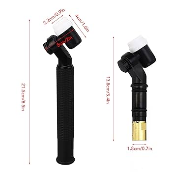 TGトーチ 水冷TIGトーチ(トーチヘッドフレキシブル型・ダイヘン仕様