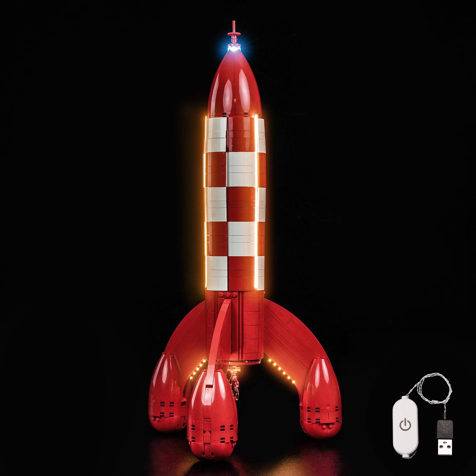 Luces LED Lego Moon Rocket 21367 soluciona la falta de brillo en tu maqueta 8