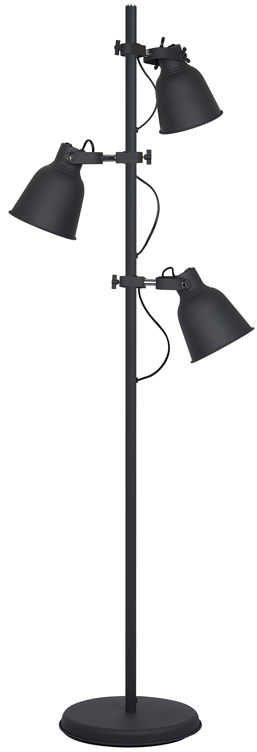ILUMINACIÓN DE DISEÑO Lámpara pie 18 W Negro