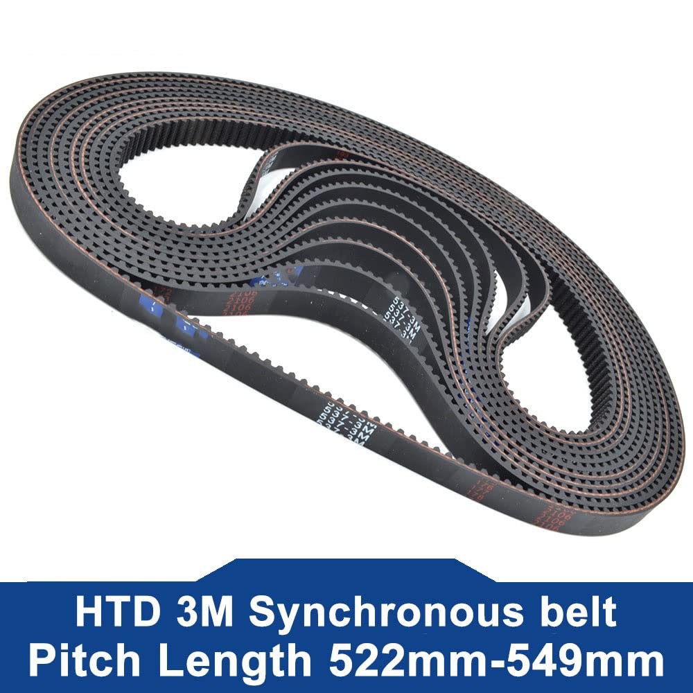 Cintura Trasmissione Larghezza10/15/20/25mm Denti 59 60 61 62 Cinghia Sincrona HTD5M 295-5M 300-5M 305-5M 310-5 Arc HTD 5M Cinghia Dentata C=295/300/305/310 Cinghia Trasmissione (Colore : 5pcs, Misu
