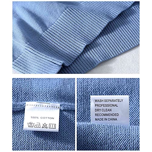 Men's Pullover Sweaters V-Neck Slim Fit Knitted Jumpers Casual Long Sleeve Solid Sweater3