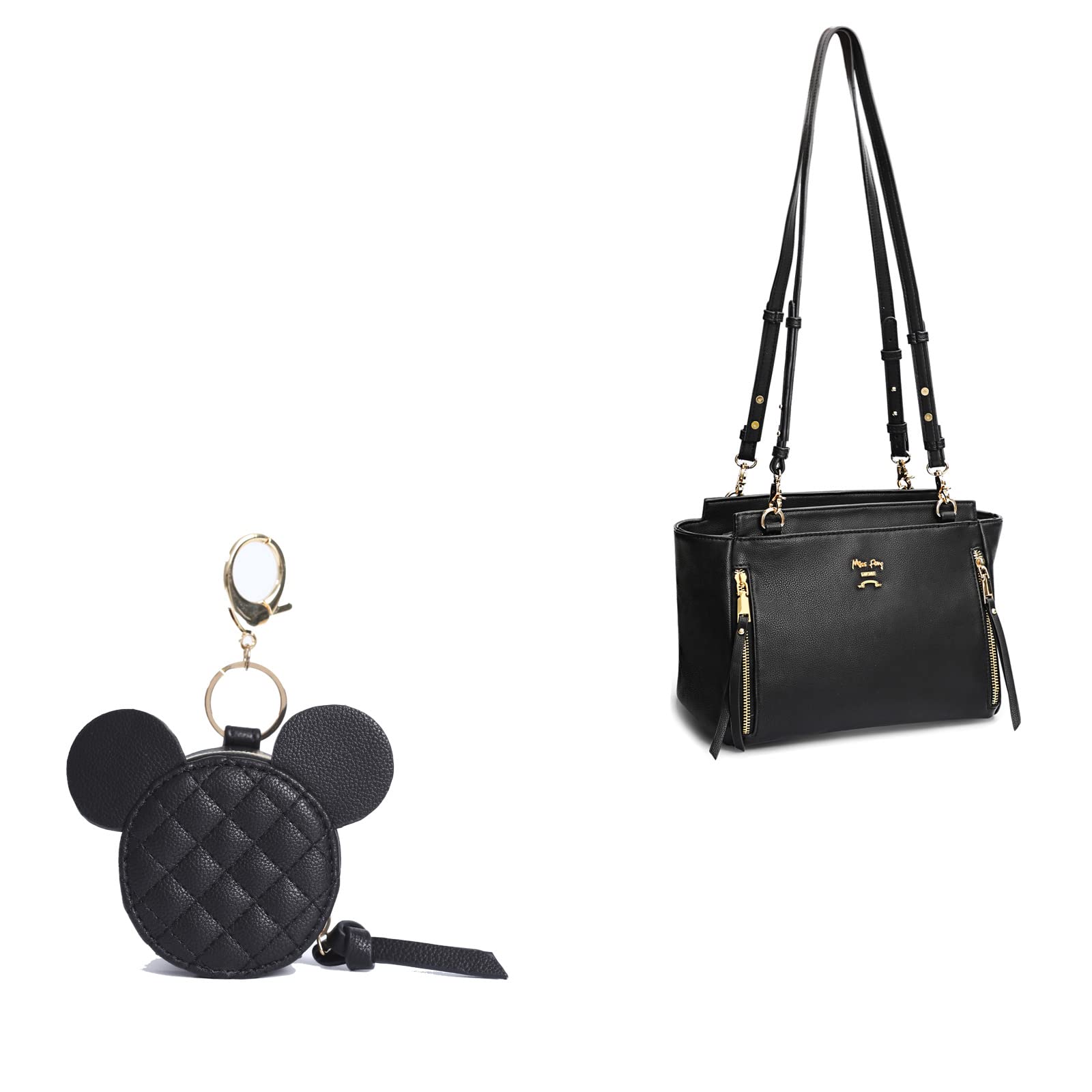 miss fongCrossbody Diaper Bags,mini diaper bag, Diaper Bag Purse & Pacifier Holder