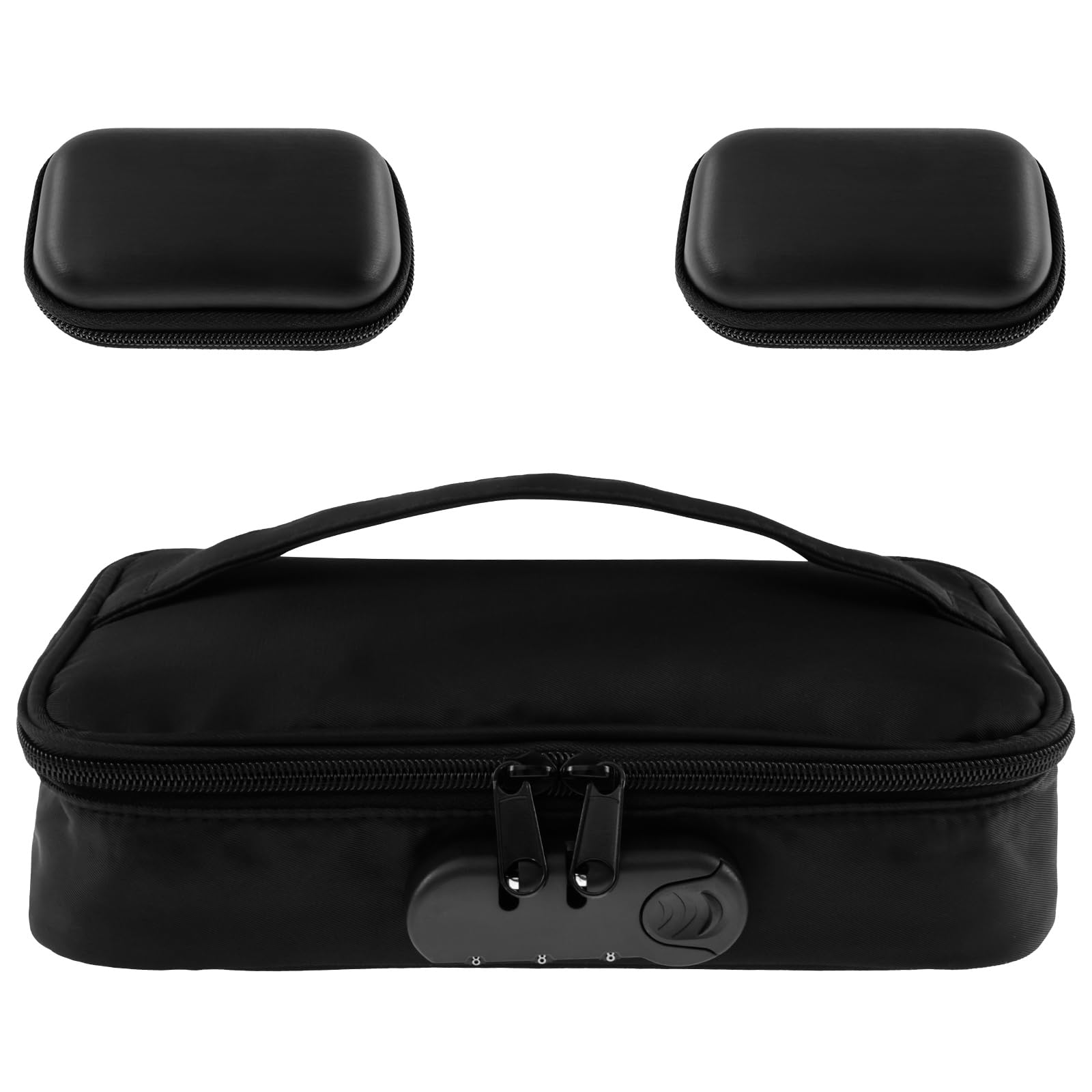 OWTWCNL Lockable Toy Storage Bag Portable Locking Toy Storage Bag with Mini Zipper Box Lightweight Locking Toys Organizer