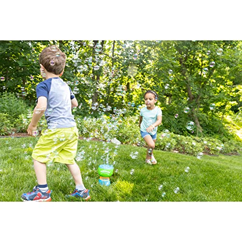 FUBBLES NO Spill Funfiniti Bubble Machine | Blows One Hour of Non Stop Bubbles | Amazon Exclusive Toy Set Includes 36oz of Non Toxic Refill Solution (Bubble Solution Bottle Colors Will Vary) - Image 3