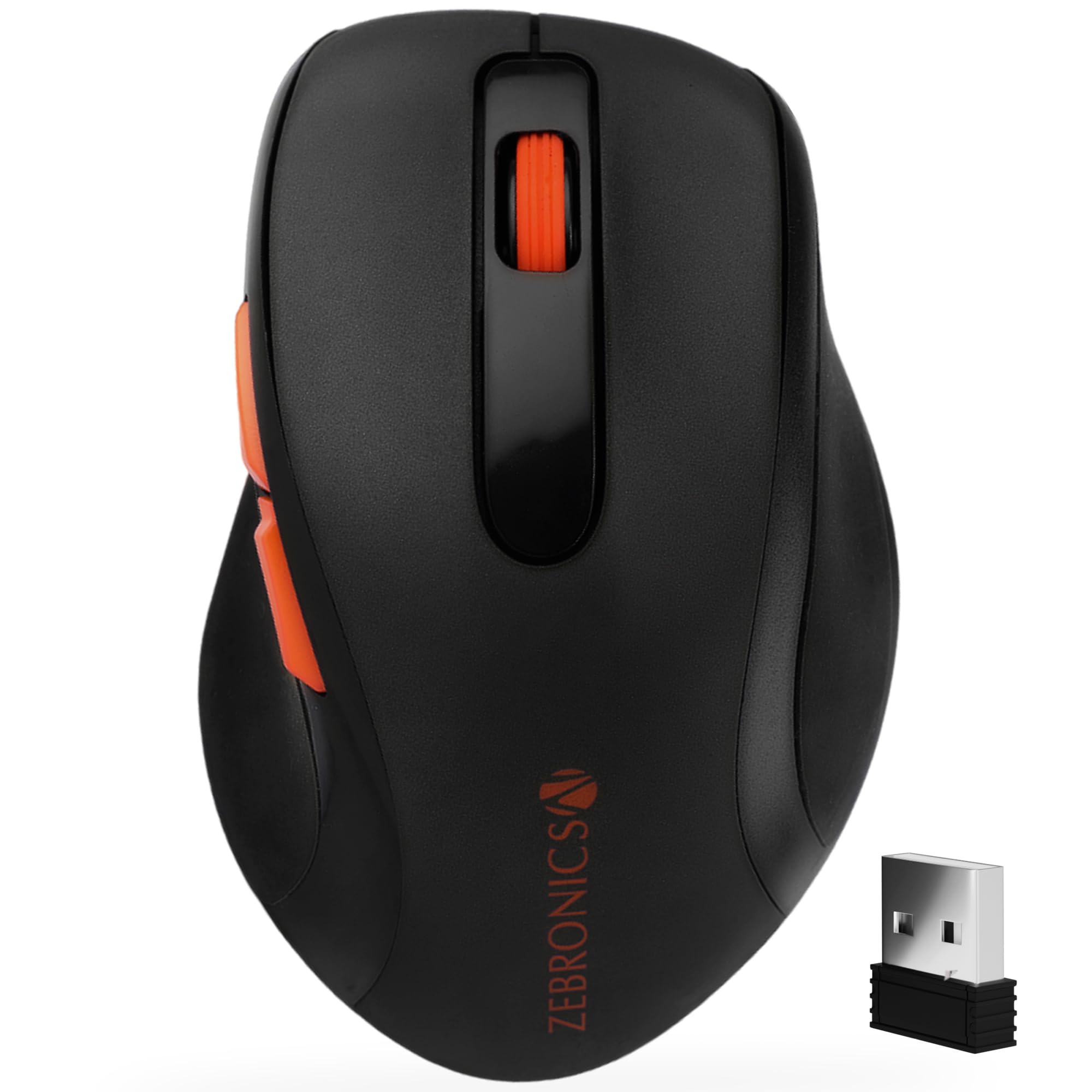 Zebronics Curve High Precision Mouse – 1600 DPI, 6 Buttons