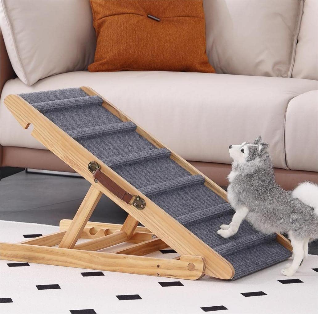 Dog Cat Pet Ramp Stairs for Bed Car Couch Portable,Dog Ramps for High