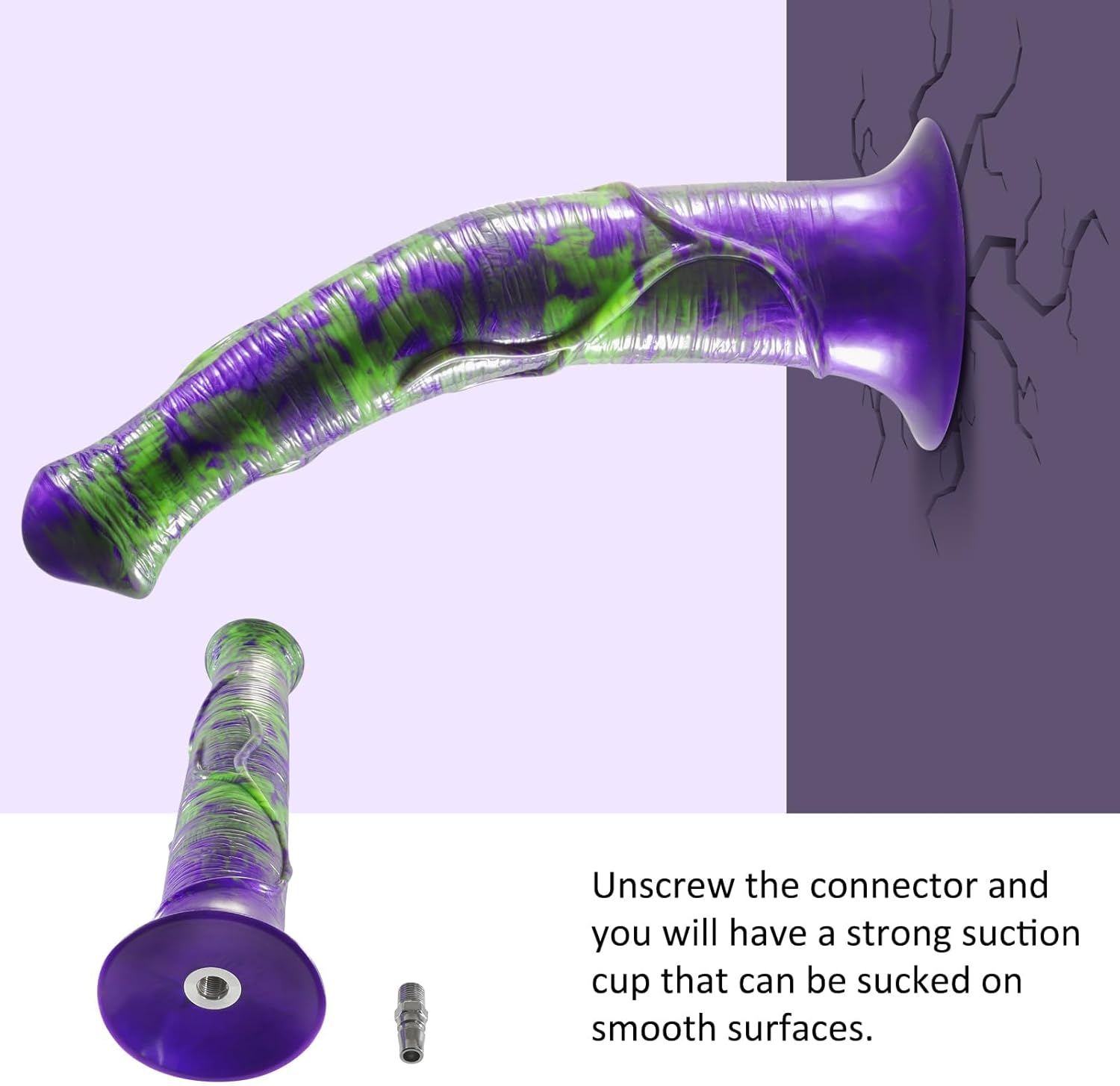 Sex Machine Attachments,11.8In Fantasy Dildo with Quick Air Connector,Silicone Dildo Sex Machine,Sex Machine Accessories for Thrusting Sex Machine,Adult Sex Toy