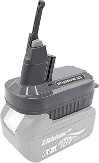 マキタ ダイソン 変換 V7 V8 makita 18V バッテリー 対応 SV10 SV11 HH11 BL1860B BL1850B BL1830B 取り付け簡単 軽量 掃除機 (マキタ18VからV7/V8)