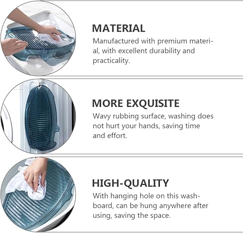 Miniatura 8 de 1pc Mini Washboard Underwear Washing Machine Wash Board Small Lavadora Portátil Small Washer Machine Small Washing Machine Portable Plastic Thicken