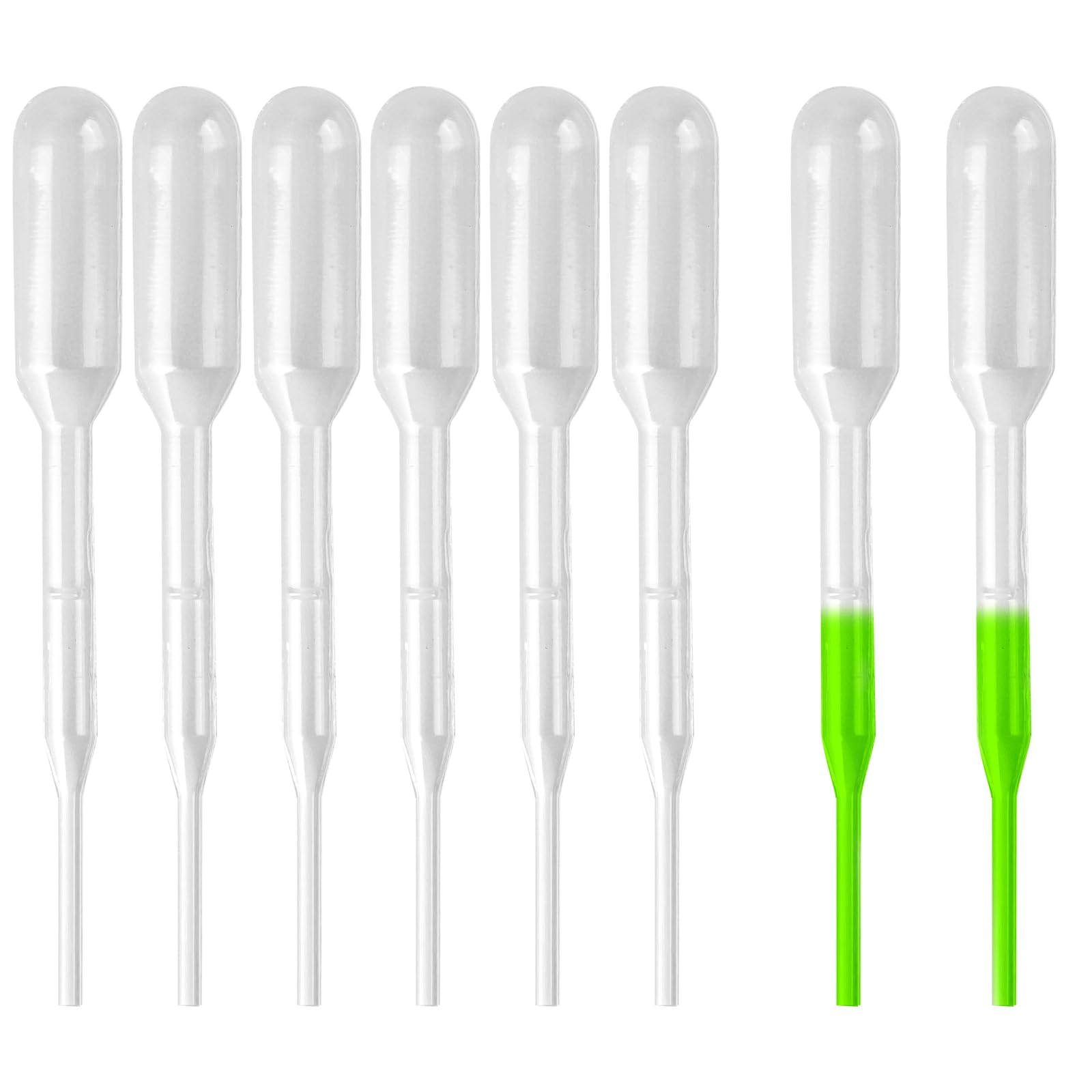 200PCS 0.2ml Disposable Pipettes Dropper Plastic Transfer Pipettes Eye Dropper Tool for Essential Oils, Science and Lab
