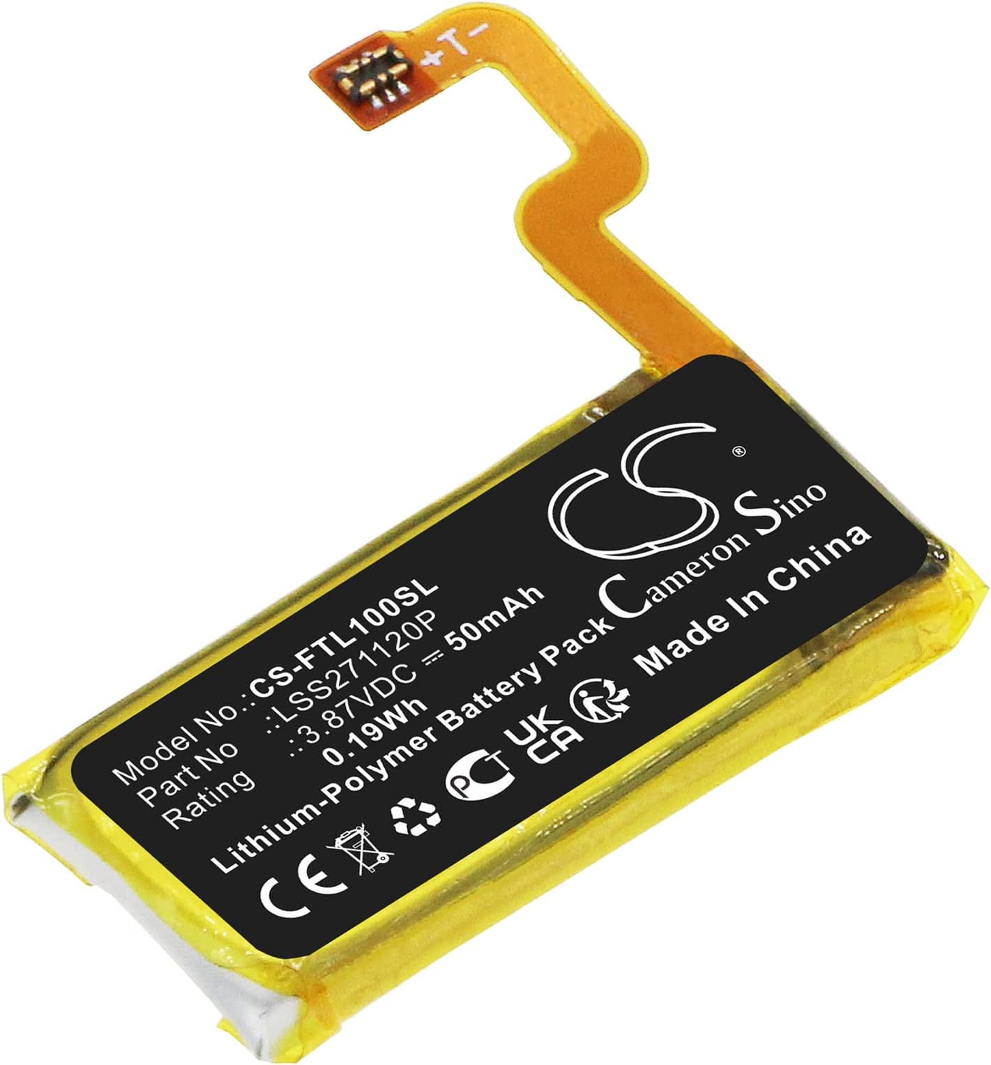 Battery Replacement for Fitbit Part NO: LSS271120P, Luxe