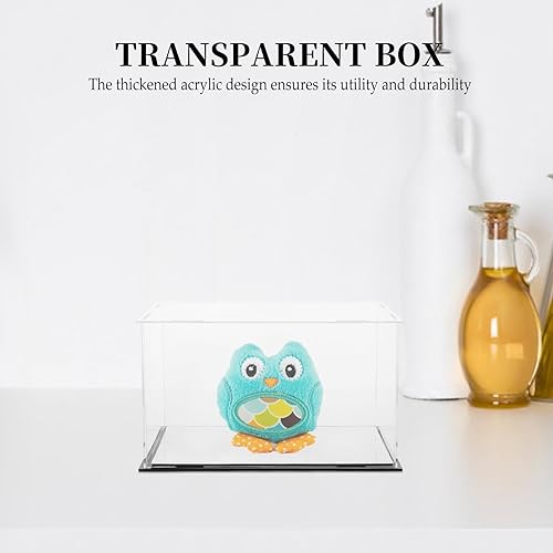 Miniatura 4 de TOYANDONA Caja de polvo de mano Caja de acrílico Caja de exhibición de modelo Caja de almacenamiento de fútbol Caja de almacenamiento de guantes de