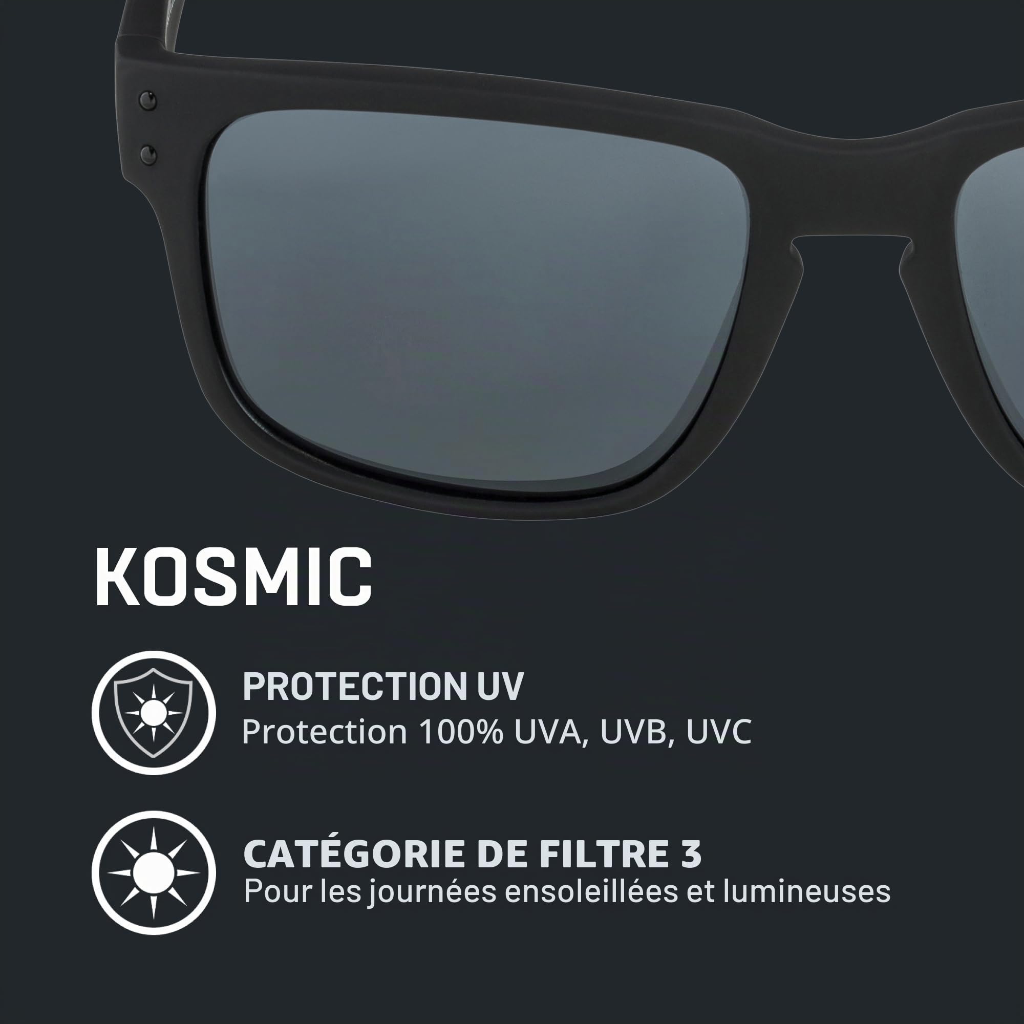 ALPINA Kosmic Lunettes de soleil Unisexe - Adultes (lot de 1)