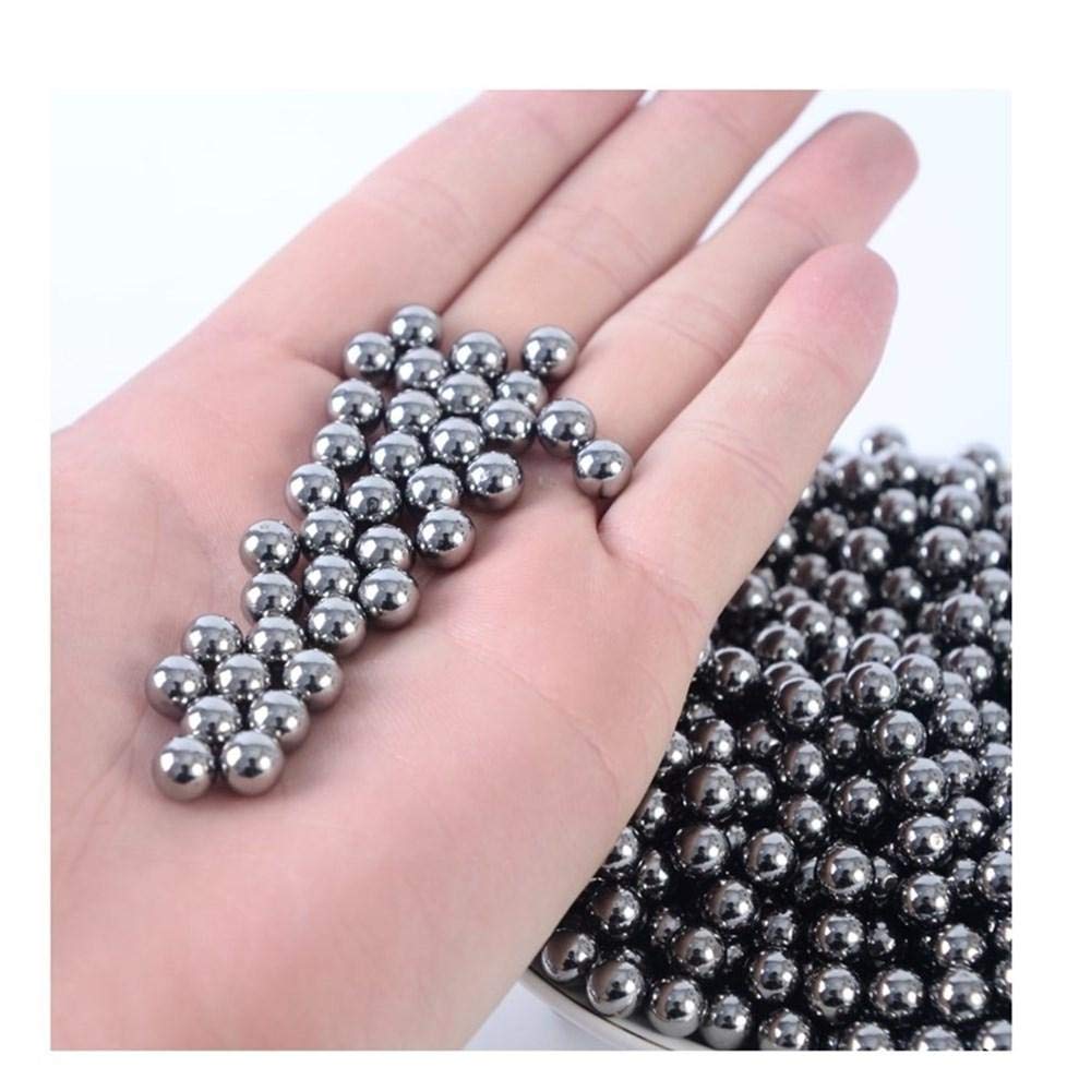 Bolas de Acero al Carbono para rodamientos,Bolas d Bola de Acero, Bola de Acero pequeña de 6 mm, 7 mm, 8 mm, 9 mm y 10 mm, Bola de Acero de precisión,(12mm 1kg)
