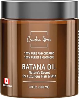 Organic Batana Oil for Hair Care | Premium Raw Batana Oil | Natural Oil from Honduras | Deeply Nourishing, Moisturizing Hair & Skin Care | 100% Pure Unrefined for Men & Women 3.3 Oz - Amazon product rated Grade B