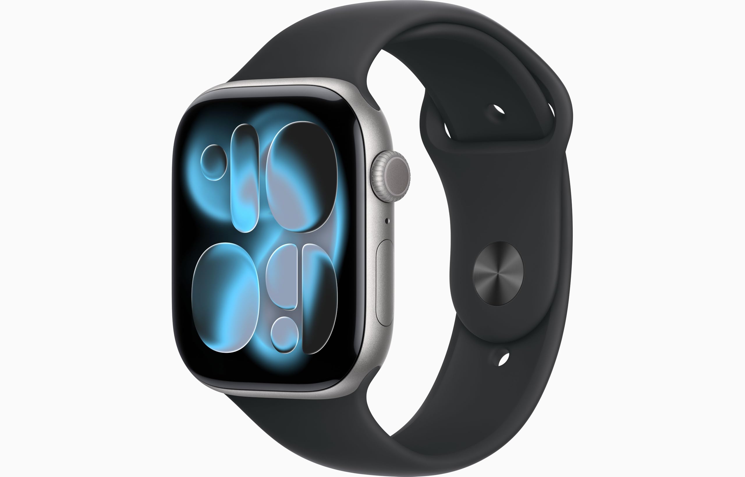 Apple Watch Series 11 [GPS, 46mm] Caja de Aluminio Gris Espacial con Correa Deportiva Negra, M/L (Reacondicionado)