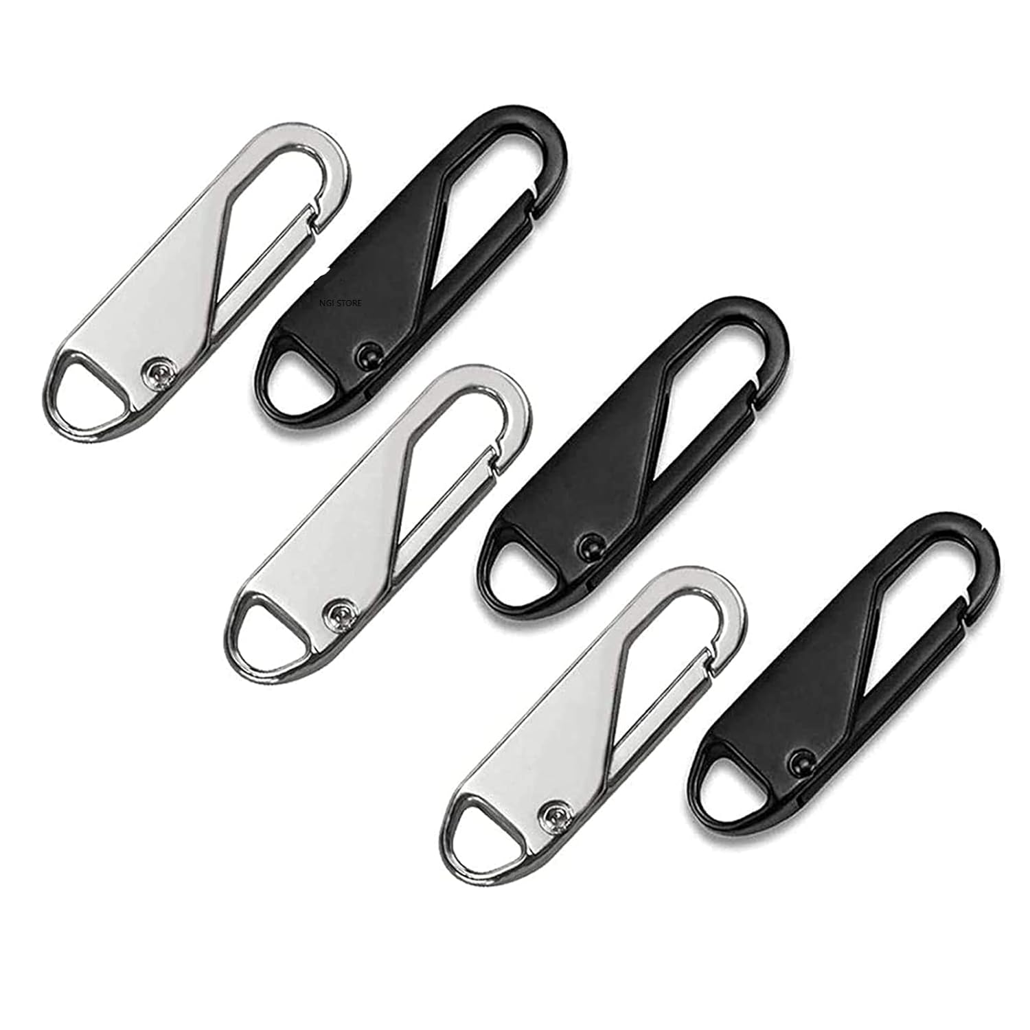 NGI STORE Metal Zipper Repair Kits Zipper Head Replacement Slider DIY