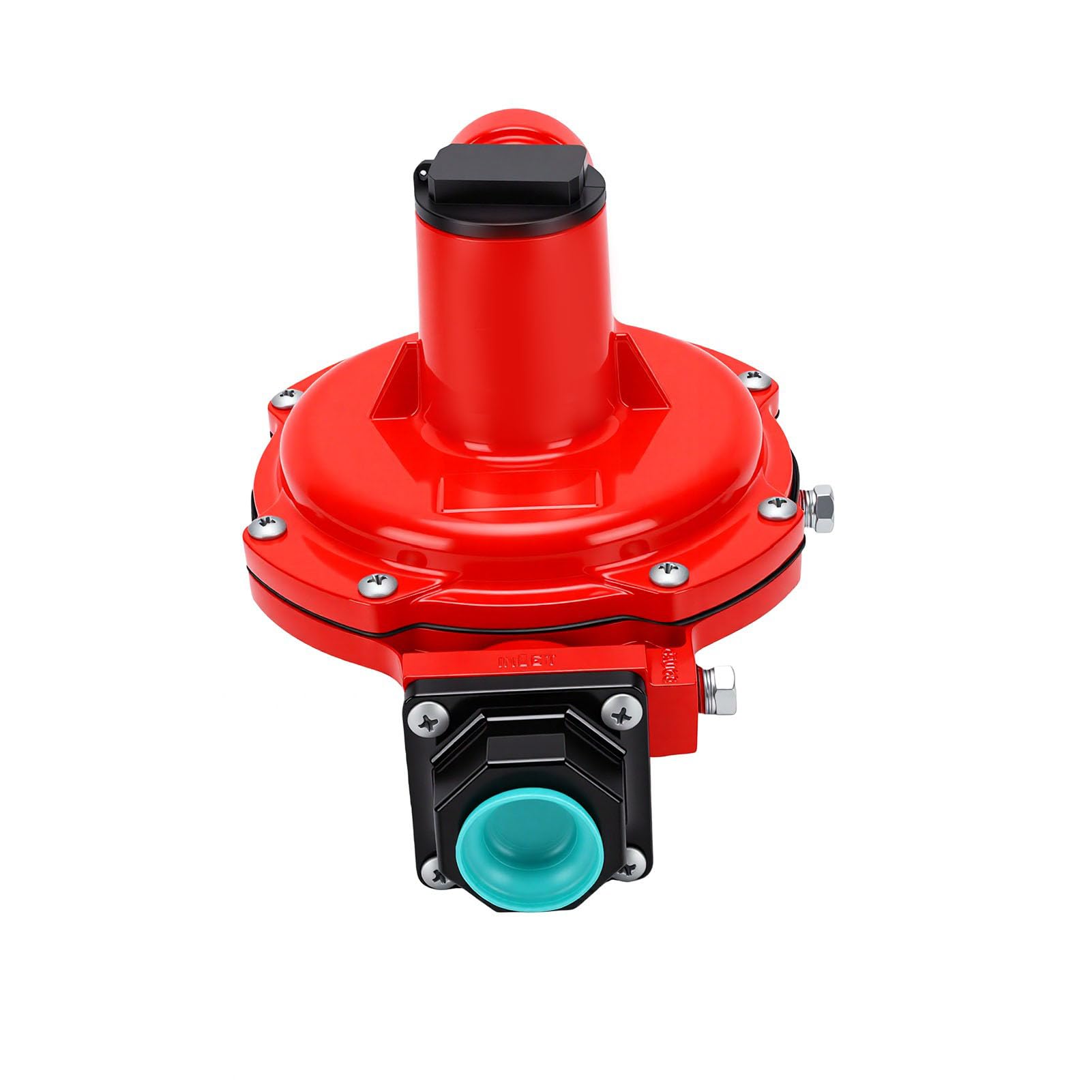 Garosa Regulator Gazu Ziemnego Regulowany Zawór Gazowy o Dużej Przepustowości 4-6 PSI do Użytku Mieszkalnego i Komercyjnego Złącze 1/2 Cala NPT