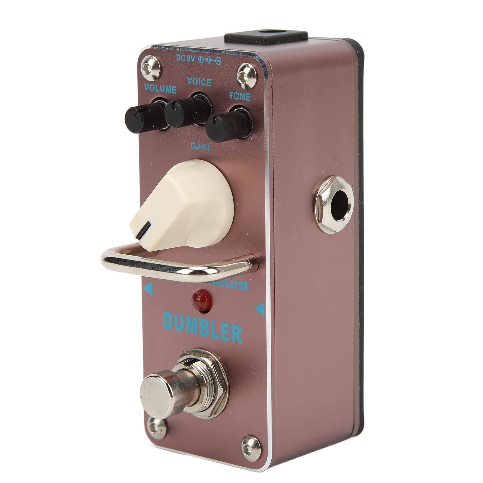 Sonew Pedale Effetto per Chitarra DUMBLER Distorsione Analogica True Bypass a Bassa Perdita per Musicisti, Uso Esterno, Design Compatto