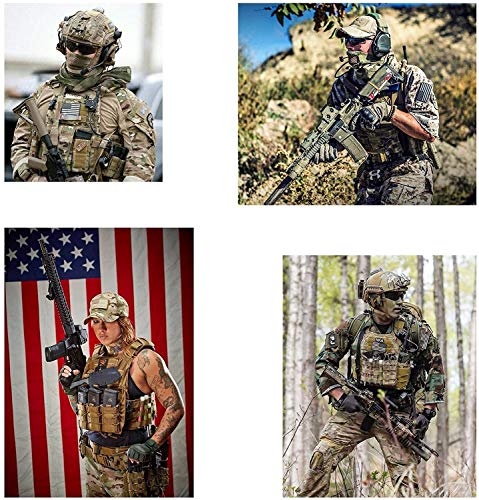 20 Pieces Random Patches Tactical Morale Embroidery Patches, Military Funny Patch Full Embroidered Appliques For Tactical Gear #TOP4