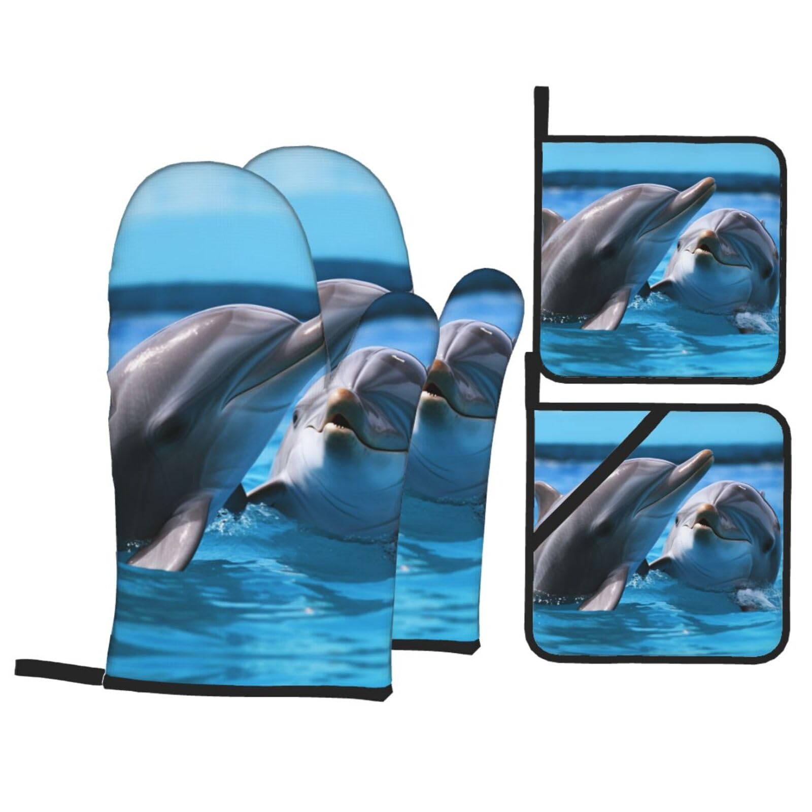 Gants de cuisine et maniques dauphin parfaits pour sécuriser vos barbecues et sorties de four