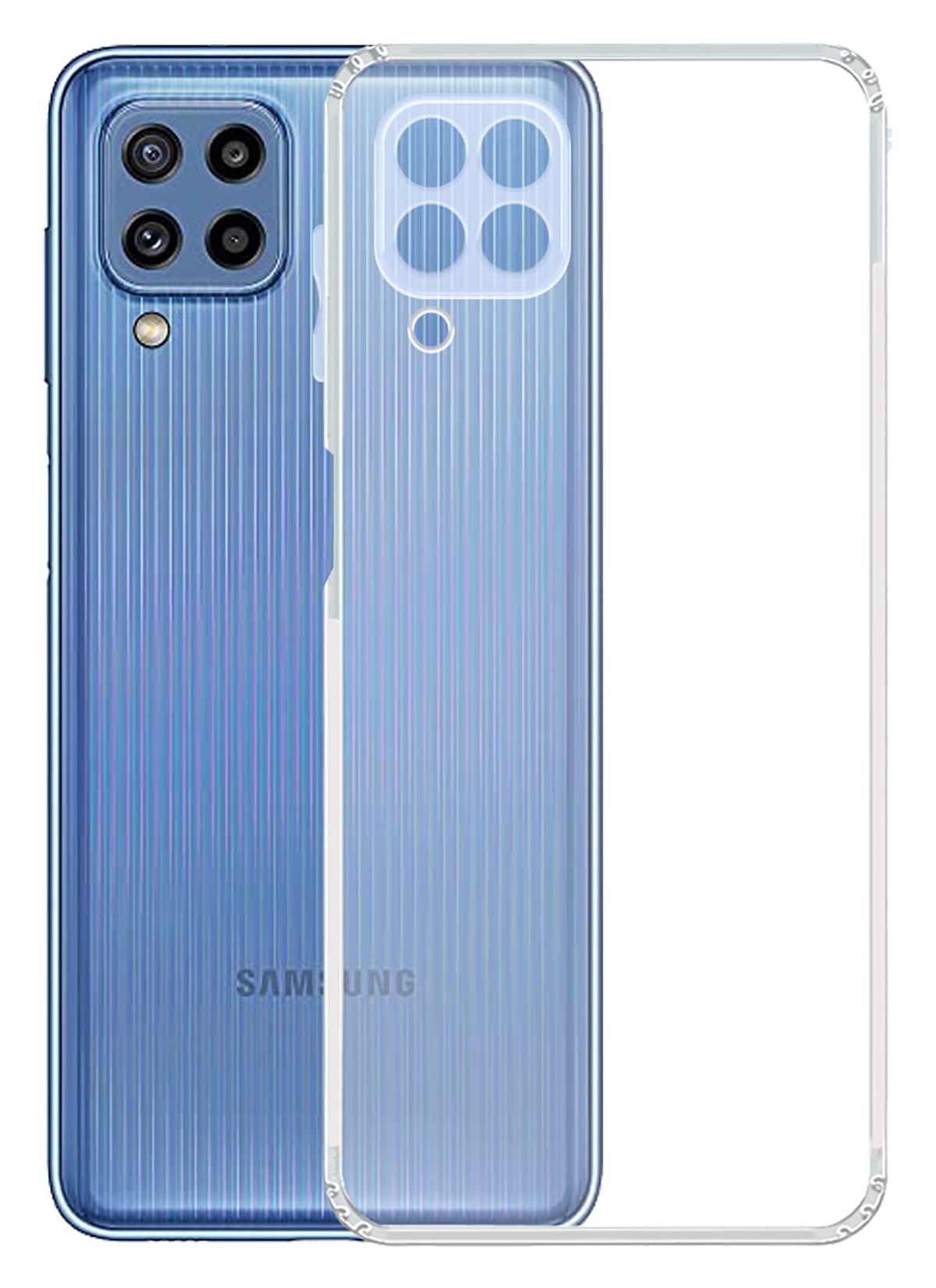 YOFO Back Cover for Samsung Galaxy M32 (4G) / F22 (4G) (Flexible|Silicone|Transparent |Shockproof) (B09BFL7KCL) Amazon Price History, Amazon Price Tracker