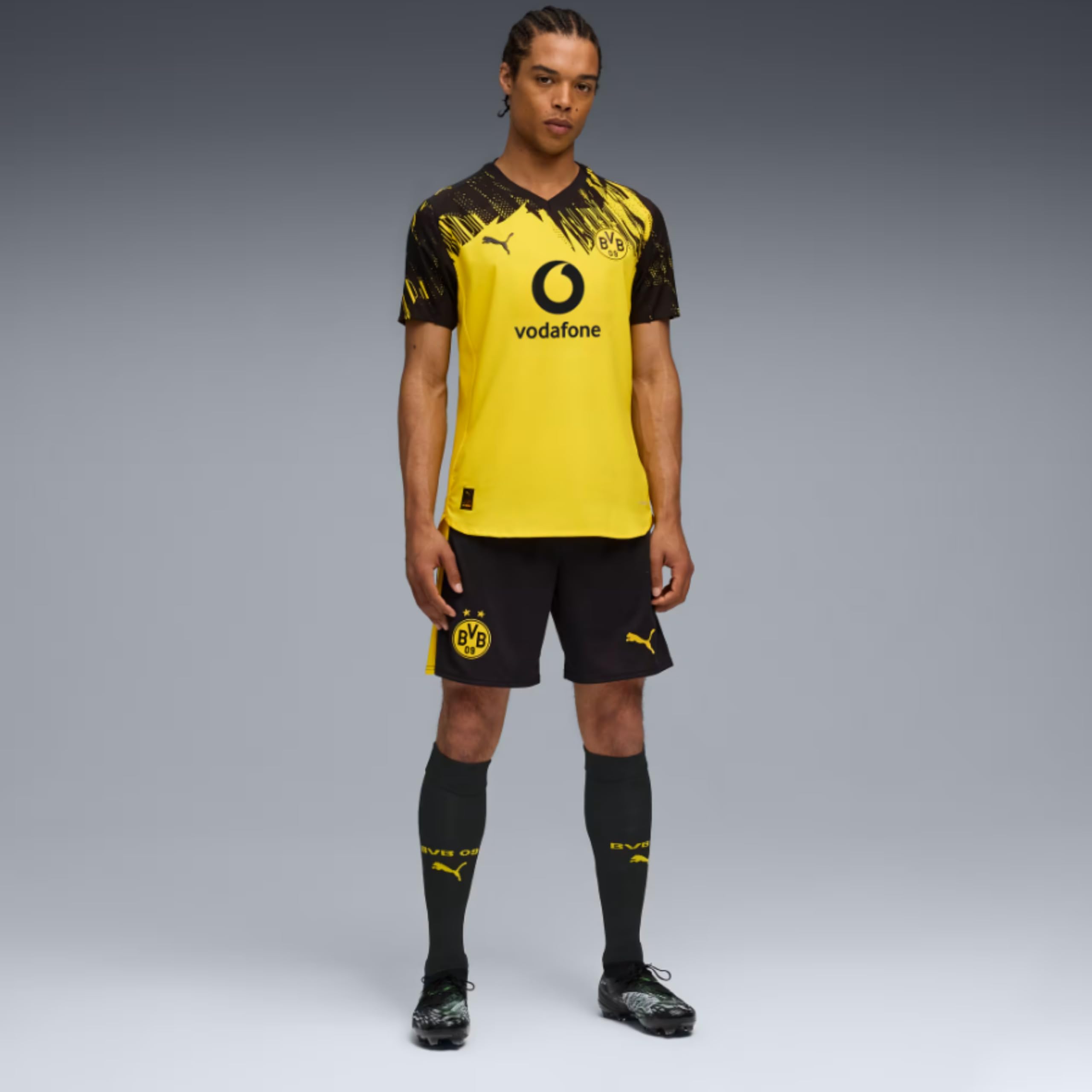 PUMA Original BVB Trikot Herren [Home 25/26] Offizielles Borussia Dortmund Trikot [Spieler oder Personalisiert] Fussball Sportbekleidung Sport Tshirts Herren Fußball Shirt Männer