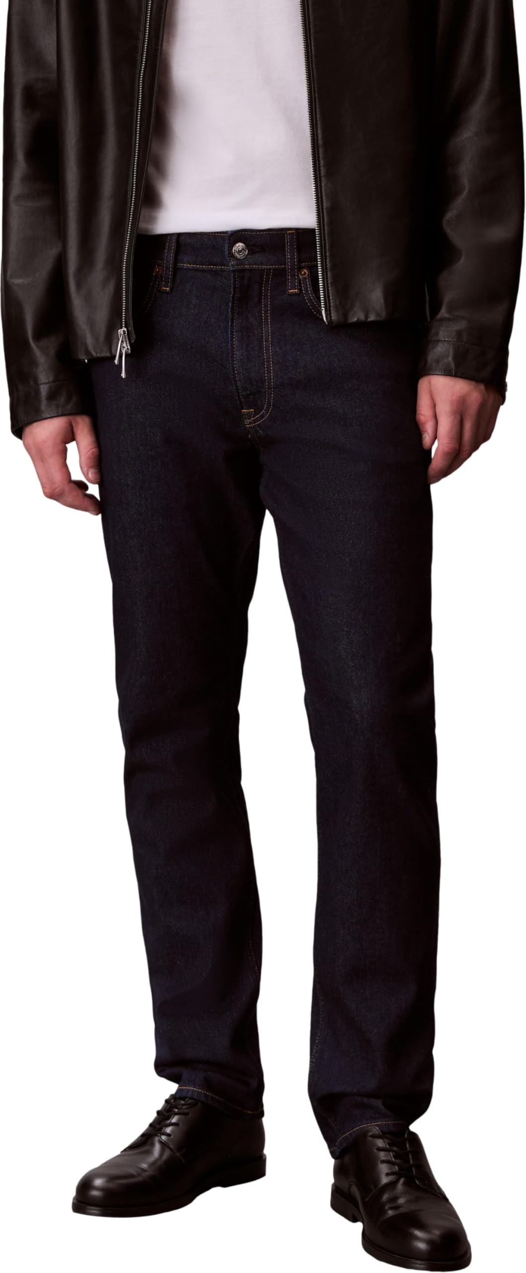 Calvin Klein Men's Slim Ck Classic Rinse Jean LV04RF757G Jeans, Blue, 31W / 29L