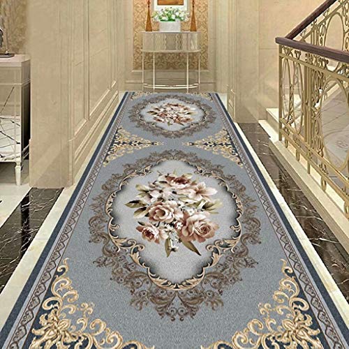 Tapis moderne floral 3D antidérapant : fini les glissades dans la cuisine !