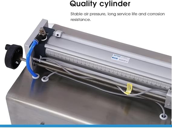 Paste Filling Machine - 10-5000 ml Semi-Automatic Horizontal Pneumatic Cream Filling Machine, Stainless Steel Industrial Visco Liquid Filler Quantitative Filling Machine, Single Head ,1 Head-10-300 ml