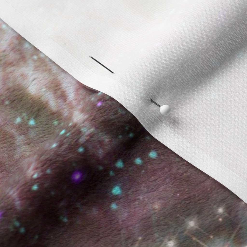 Spoonflower Fabric - Space Collage Stars Galaxy Nebula Star Galactic Purple Pink Solar Printed on Minky Fabric by The Yard - Sewing Baby Blankets Quilt Backing Plush