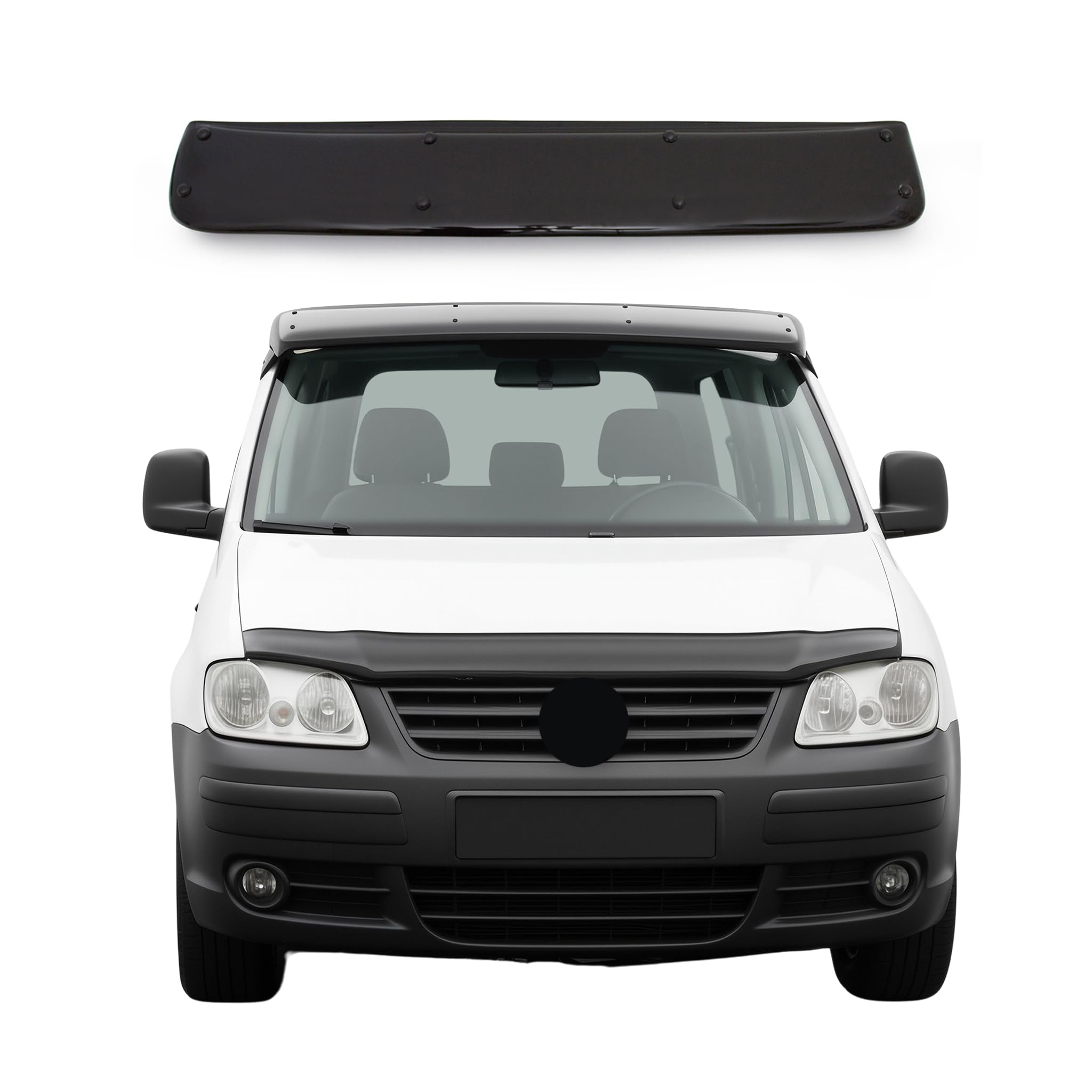 OMAC Sonnenblende äußeren Außensonnenblende kompatibel mit VW Caddy 2003-2020 Acryl