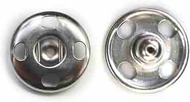 MASAYOSHI 　silver　　　　　　　シルバースナップボタン Amazon.co.jp: スナップボタン シルバー 15mm 10組入り 縫い付け