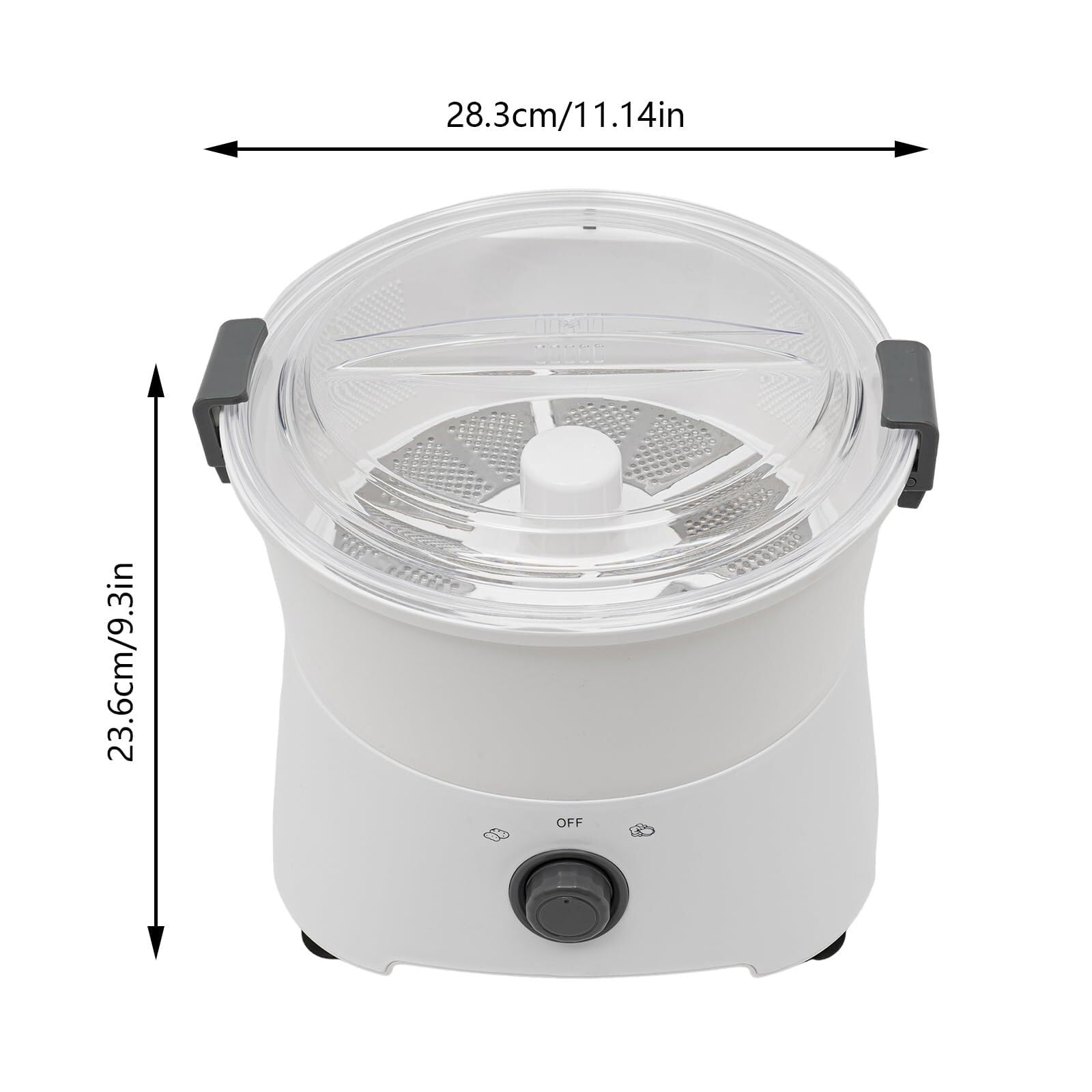 Pelador de patatas eléctrico, pelador automático de patatas, máquina comercial para pelar verduras y frutas, con accionamiento de un solo botón, portátil, centrifugador, para uso doméstico, cocina,