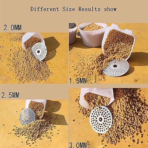 Máquina de pellets de alimentación manual para cebos y procesamiento de piensos para mascotas, máquina multifuncional para pellets para mascotas con moldes opcionales para perros, aves y peces