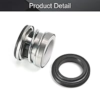 Vista 3 de Othmro 1 unids diámetro interno 0.984 in aleación plástico sello de eje mecánico reemplazo 104-25 sello de eje para bomba de agua Eje de bombas