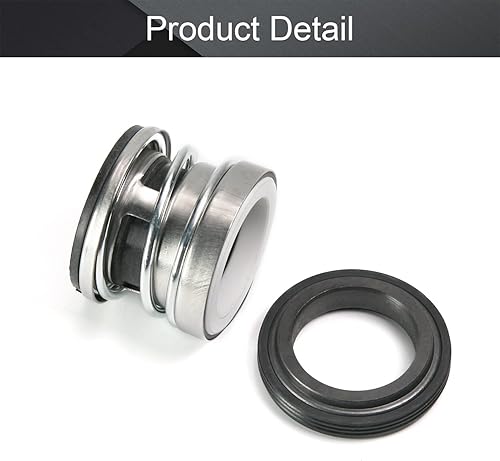 Miniatura 3 de Othmro 1 unids diámetro interno 0.984 in aleación plástico sello de eje mecánico reemplazo 104-25 sello de eje para bomba de agua Eje de bombas de