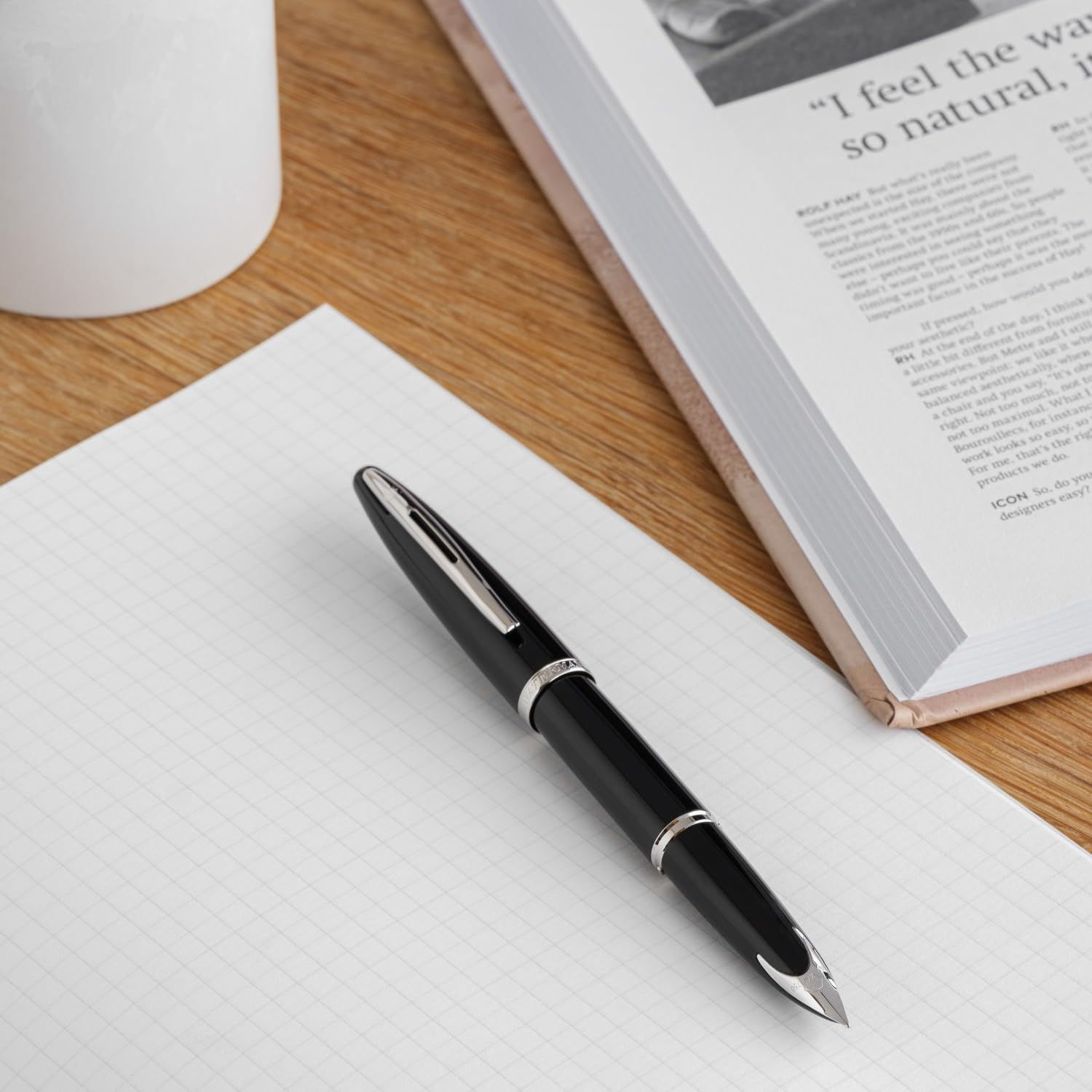 【美品】Waterman カレン ブラックシー ST FP F 万年筆 黒 ウォーターマン カレン [ブラックシーST] (万年筆) 価格比較