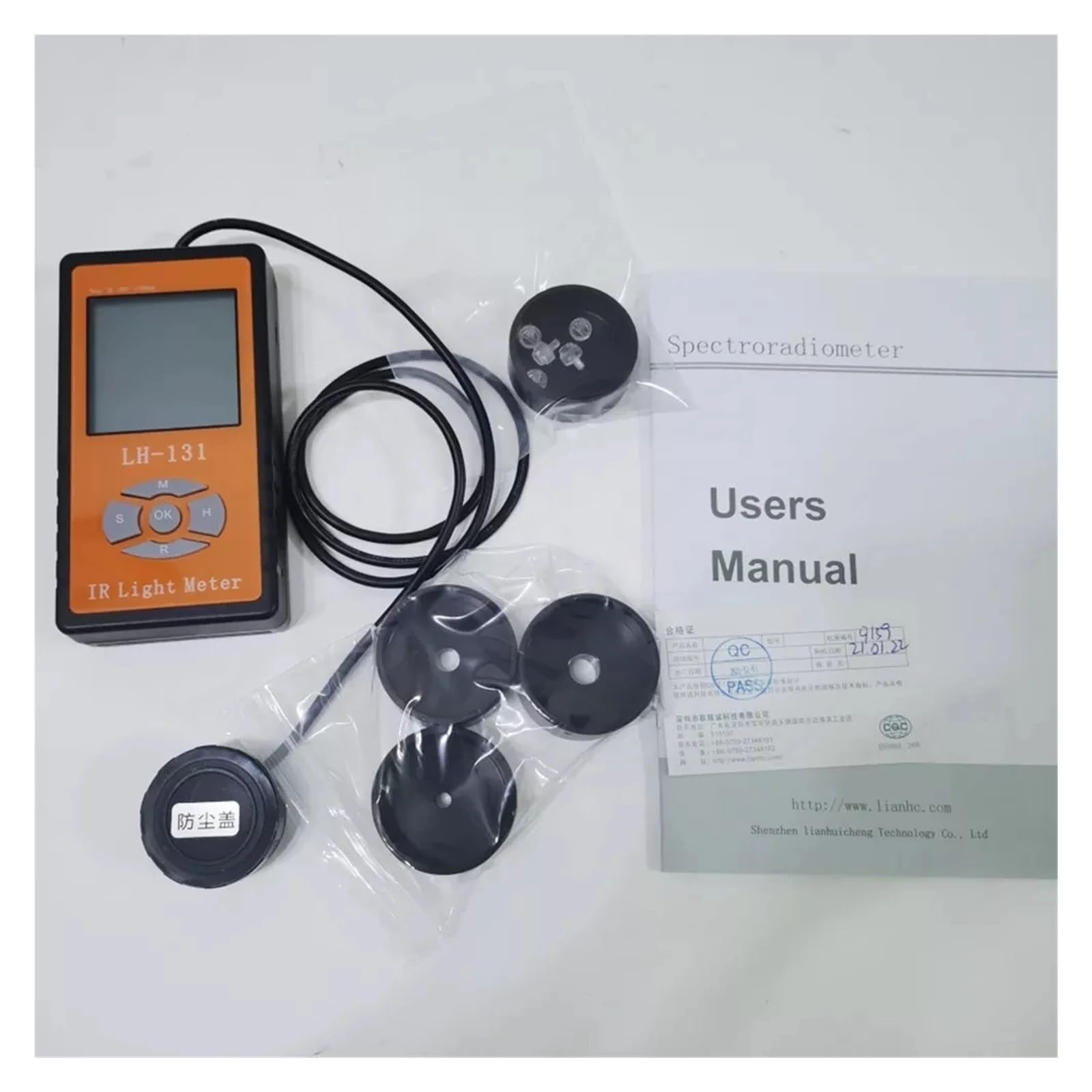 Misuratore di intensità luminosa a LED, misuratore luce a infrarossi, potenza irradiazione, radiometro
