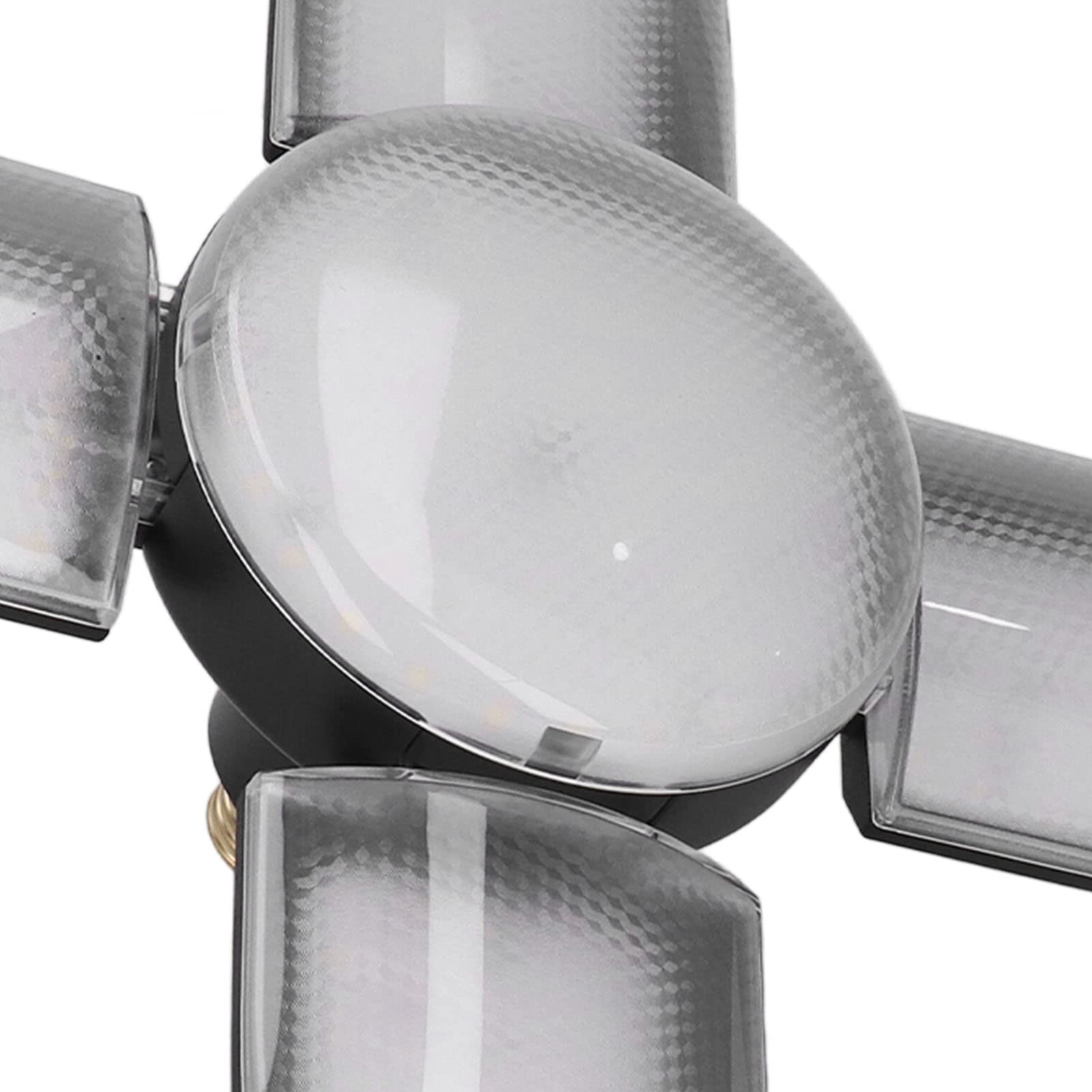 Hyuduo Garażowa LED, 120W 13600LM Składany Sufitowy z 4 Regulowanymi