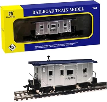 HTLNUZD 1/87 Model Train Set Narrow Gauge Model Railway Track, Nickel Silver Curved & Turnout Tracks, Perfect for Hobbyists & Train Collectors Premium Gift (96100)
