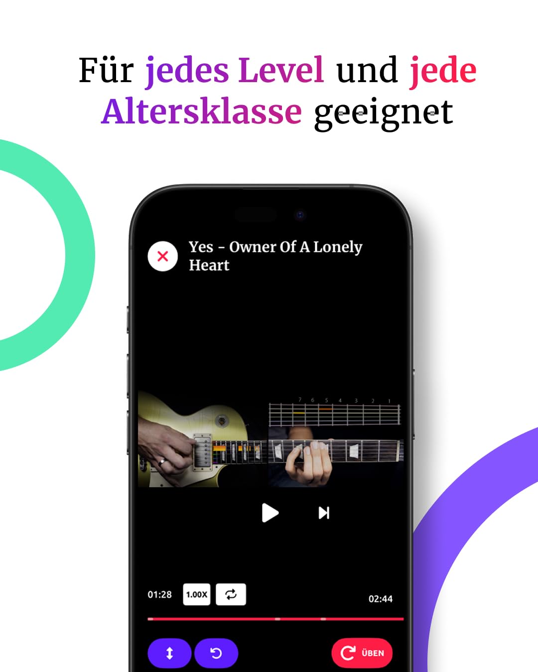 music2me.com: Gitarre lernen - Online Gitarrenunterricht für Anfänger und Fortgeschrittene, deutschsprachig (Aktivierungscode für 3 Monate)