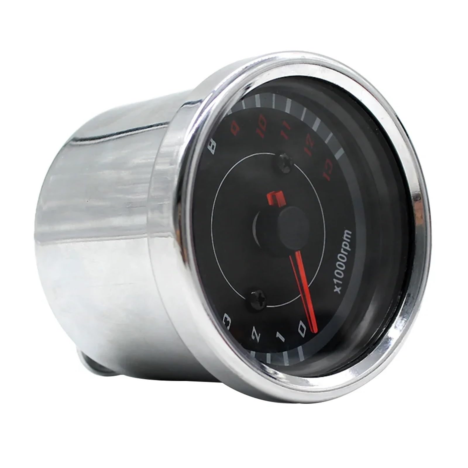 Compte-Tours Universel pour Moto, 12 V CC, avec Rétroéclairage LED Bleu, Compteur De Vitesse 1000 TR/Min, Tachymètre pour Moto Kilométrique