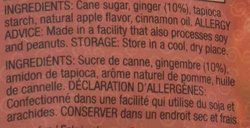 Vista 17 de GIN GINS Original Ginger Chews – Dulces 100% naturales de The Ginger People – Golosinas saludables envueltas individualmente – Hecho con el rizoma