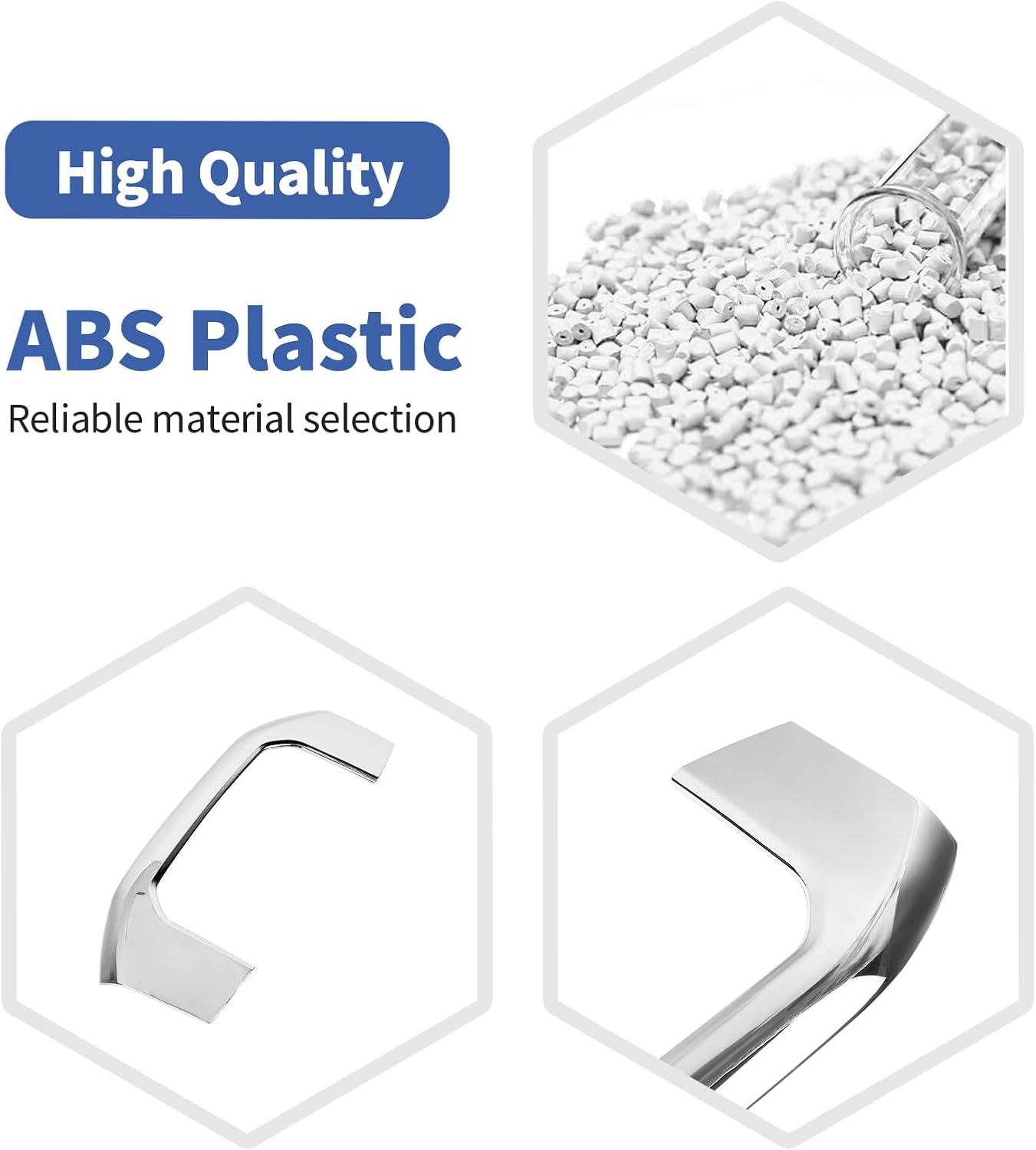 for RAM Center Dashboard Storage Bin Trim Cover Fit for RAM 2018-Present Chrome Interior Accessories