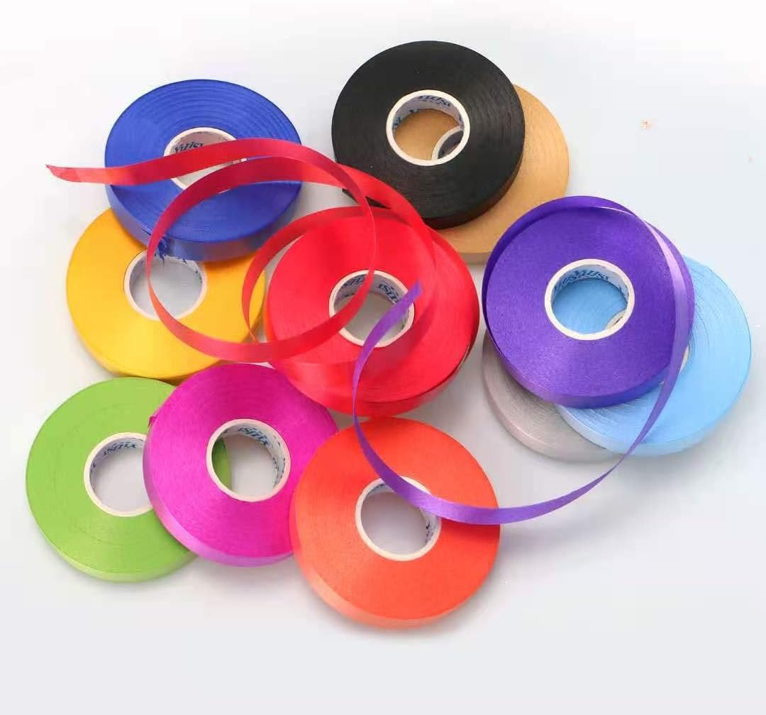 12 Colors Ribbons Ballon Double Face Curling Roll, 30 Yard Trim Embellishments Ribbon for Gift Wrapping Crafts Wedding Birthday DIY Bow Hair Accessories : Health & Household