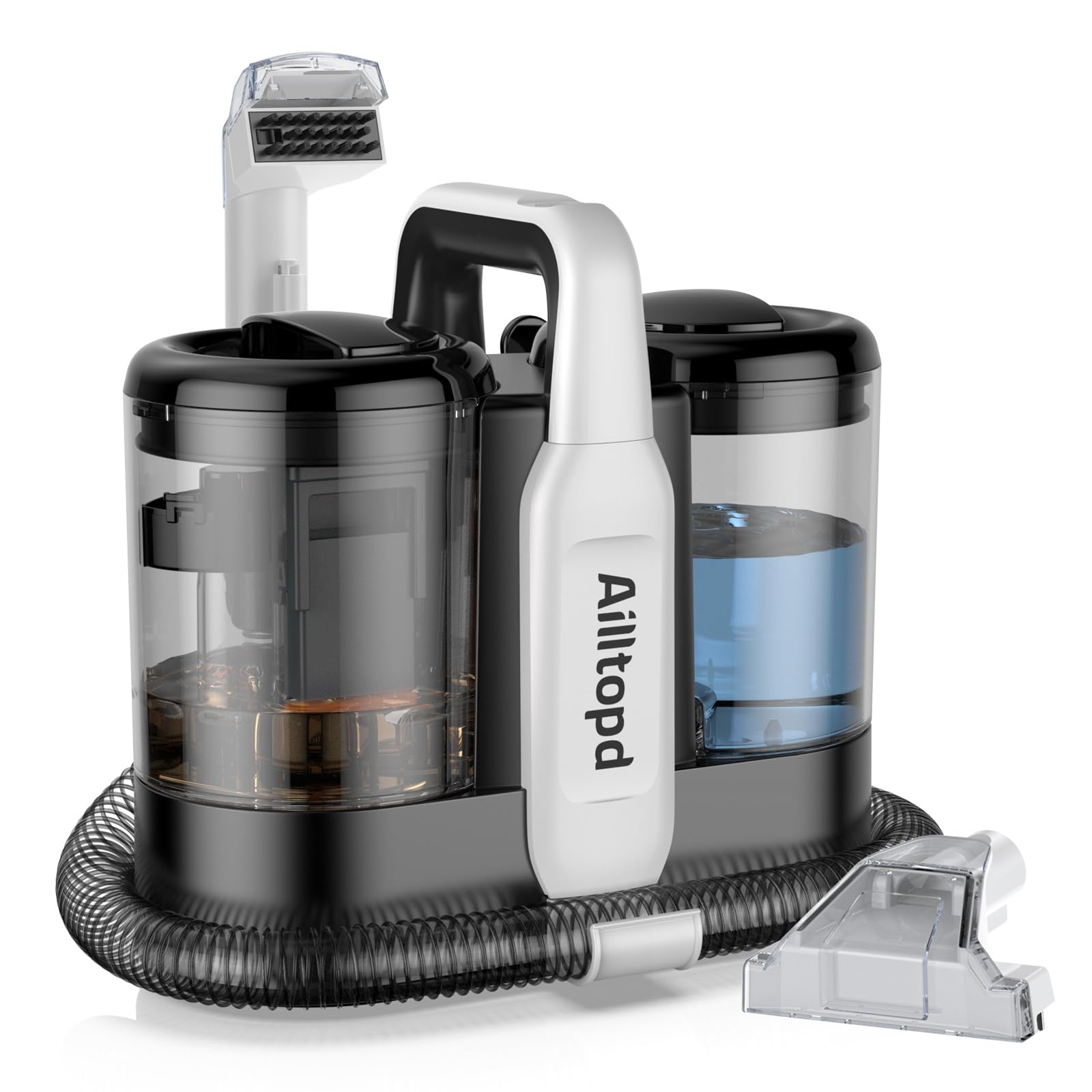 Portable Carpet & Upholstery Spot Cleaner, Powerful Deep Cleaning for Couchs, Upholstery and Furniture, Spot with Cleaning Solution