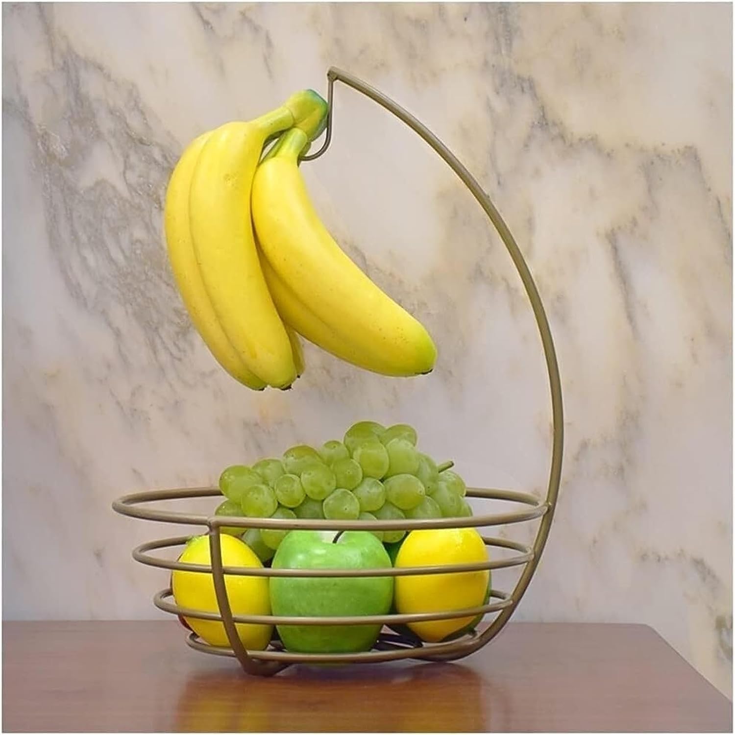 Mnuvxzaewf C Kitchen Ountertop Fruit Rack-Fruit Basket Bowl Wire(C)